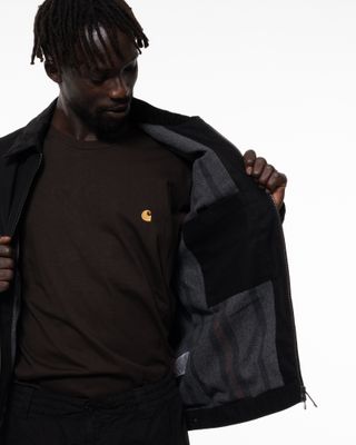 CARHARTT WIP DETROIT JACKET WINTER BLACK