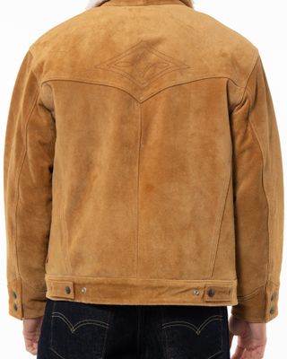 LEVI'S WESTERN SUEDE SHERPA TRUCKER