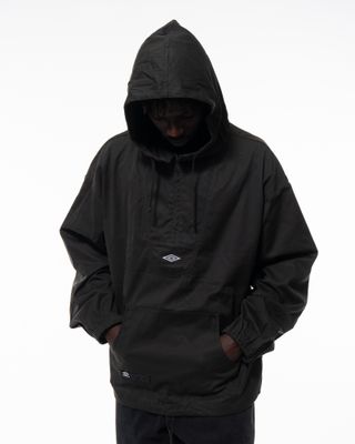 UMBRO MASKED WAXED ANORAK DARK OLIVE