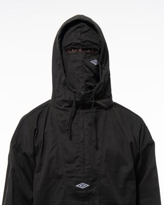 UMBRO MASKED WAXED ANORAK DARK OLIVE