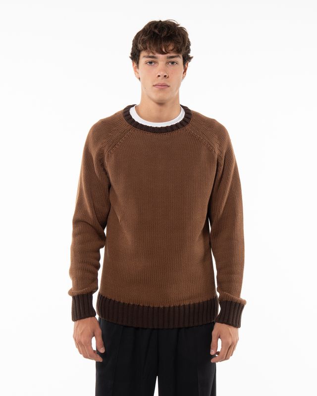 POP TRADING COMPANY KNITTED CREWNECK