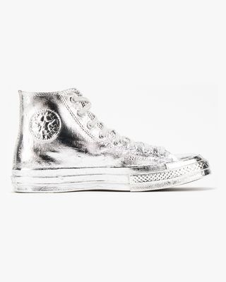 CONVERSE CHUCK 70 CANVAS LTD SILVER FOIL