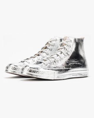CONVERSE CHUCK 70 CANVAS LTD SILVER FOIL
