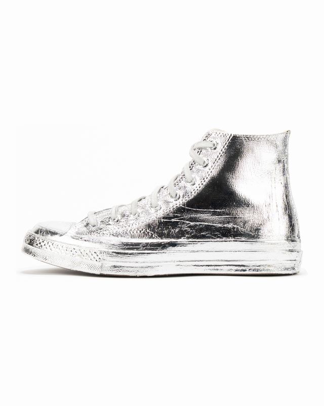 CONVERSE CHUCK 70 CANVAS LTD SILVER FOIL