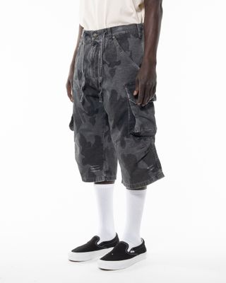 424 CAMO BERMUDAS BLACK CAMO