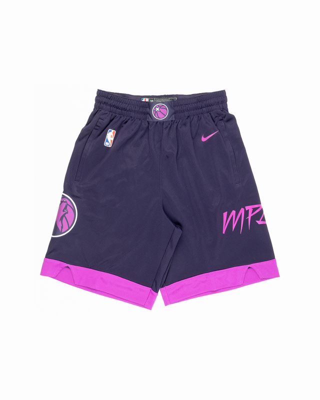 HM6045-525 NIKE NBA TWOLVES CE SHORT PURPLE DINASTY