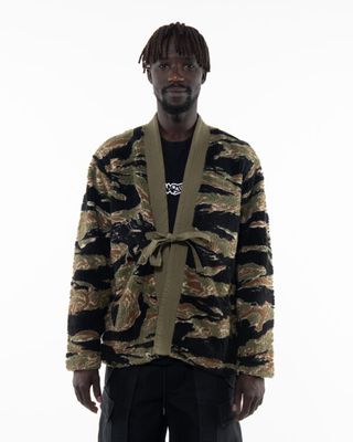 MAHARISHI BONSAI TIGER FLEECE KIMONO