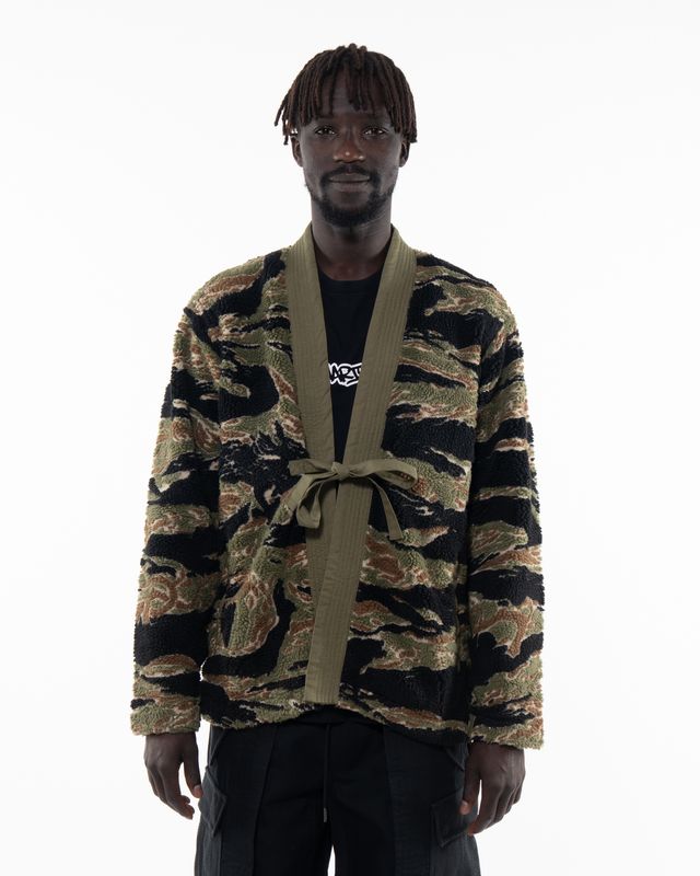 MAHARISHI BONSAI TIGER FLEECE KIMONO