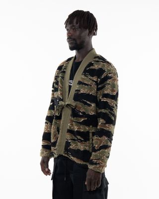 MAHARISHI BONSAI TIGER FLEECE KIMONO