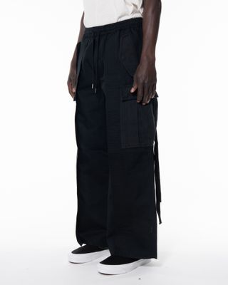 MAHARISHI HEMP HAKAMA CARGO TRACK PANTS
