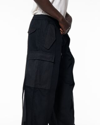 MAHARISHI HEMP HAKAMA CARGO TRACK PANTS