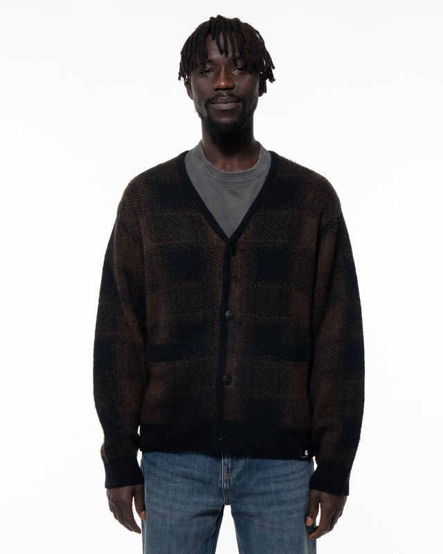 CARHARTT WIP EVERSON CARDIGAN PALISANDER