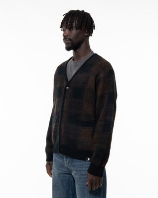 CARHARTT WIP EVERSON CARDIGAN PALISANDER
