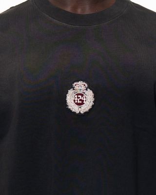 424 ACADEMY CROPPED SCALLOP TEE VINTAGE