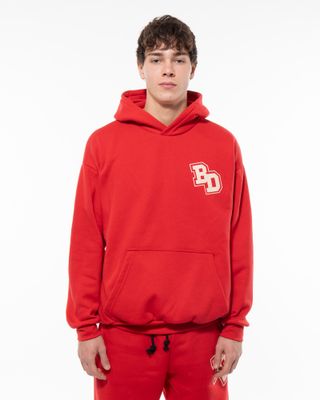 apparel-1 BACK DOOR COLLEGE HOODIE CHRISTMAS RED
