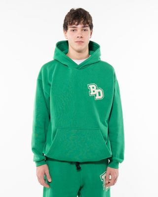 BACK DOOR COLLEGE HOODIE CHRISTMAS GREEN