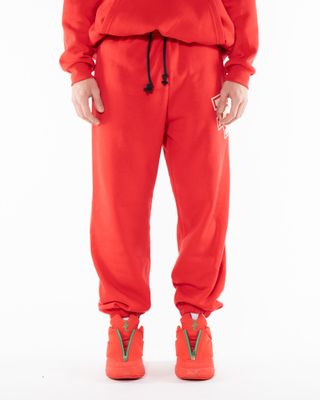 BACK DOOR COLLEGE PANT CHRISTMAS RED