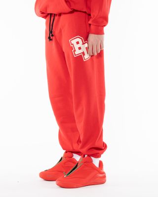 BACK DOOR COLLEGE PANT CHRISTMAS RED