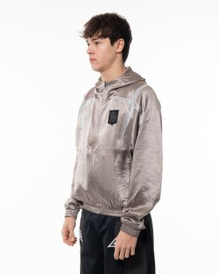 UMBRO SATIN JESTER TRACK JACKET SILVER