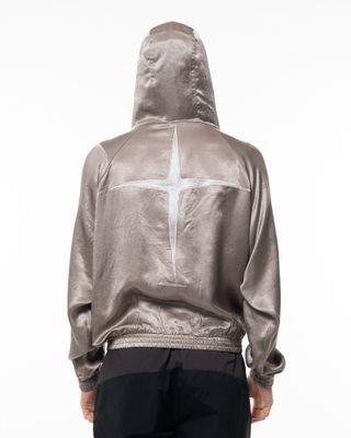 UMBRO SATIN JESTER TRACK JACKET SILVER