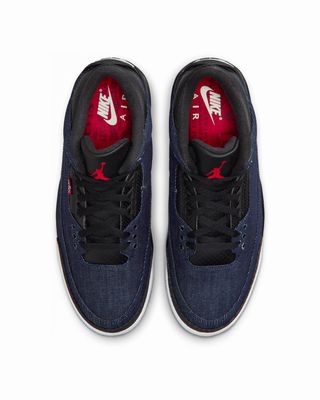 AIR JORDAN 3 LEVI'S® INDIGO AND GYM RED