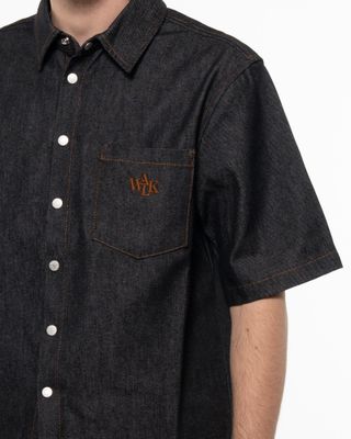 apparel-100 WALK IN PARIS RAW DENIM SHIRT