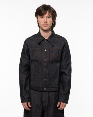 WALK IN PARIS BRUT DENIM POSTMAN JACKET