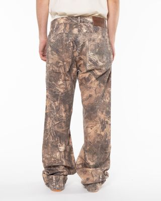 PLEASURES HENDRIX FLARE JEANS BROWN