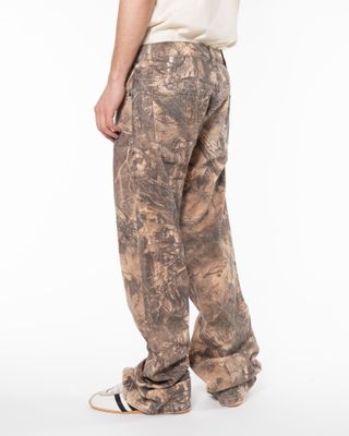 PLEASURES HENDRIX FLARE JEANS BROWN
