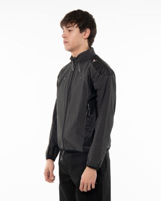 ROA NUMB PINSTRIPED HOODED WIND JACKET