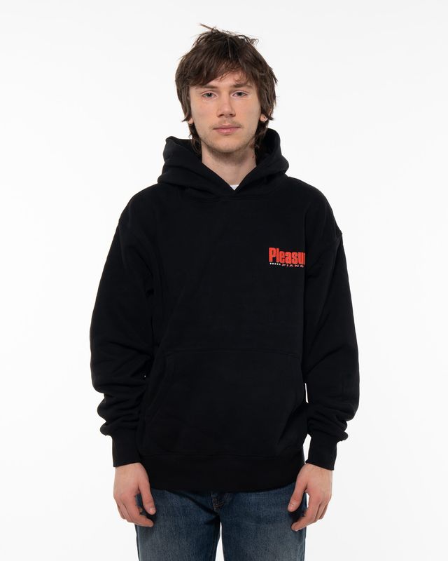 PLEASURES PIANO BAR HOODIE BLACK
