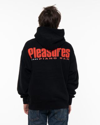 PLEASURES PIANO BAR HOODIE BLACK
