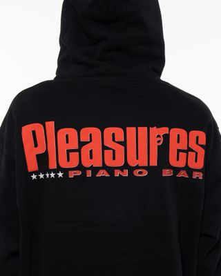 PLEASURES PIANO BAR HOODIE BLACK