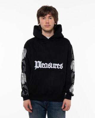 PLEASURES ANGEL DEMON HOODIE BLACK
