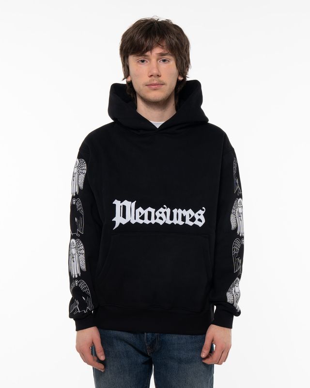 PLEASURES ANGEL DEMON HOODIE BLACK