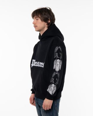PLEASURES ANGEL DEMON HOODIE BLACK