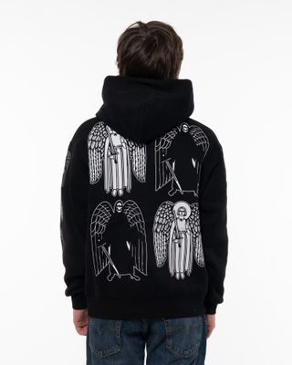 PLEASURES ANGEL DEMON HOODIE BLACK