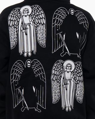 PLEASURES ANGEL DEMON HOODIE BLACK