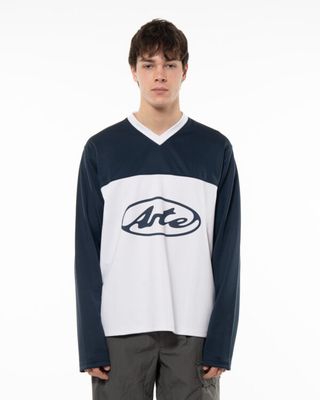 ARTE CIRCLE LOGO LONGSLEEVE TEE WHITE