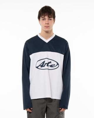 apparel-93 ARTE CIRCLE LOGO LONGSLEEVE TEE WHITE