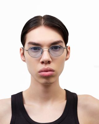 FLATLIST LUCIEN BRUSHED SILVER BLUE LENS