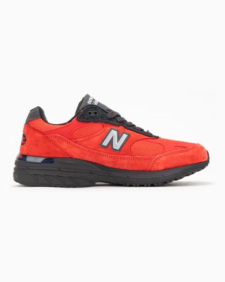 NEW BALANCE MADE IN USA 993 RED SUEDE