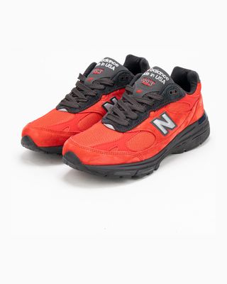 NEW BALANCE MADE IN USA 993 RED SUEDE