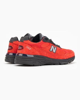 NEW BALANCE MADE IN USA 993 RED SUEDE