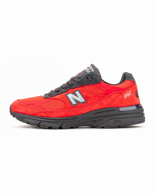 NEW BALANCE MADE IN USA 993 RED SUEDE