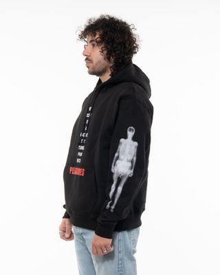 PLEASURES MACHINE HOODIE BLACK