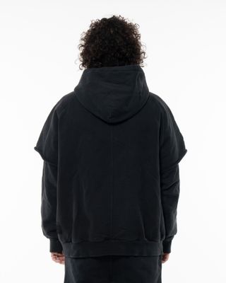 CHAMPION NOWHERE GYM HOODED SWEAT BLACK