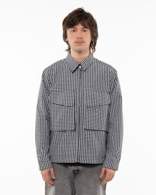 POP TRADING COMPANY GINGHAM OVERSHIRT