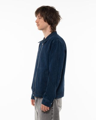 POP TRADING COMPANY DENIM FZ JACKET