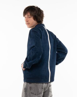 POP TRADING COMPANY DENIM FZ JACKET